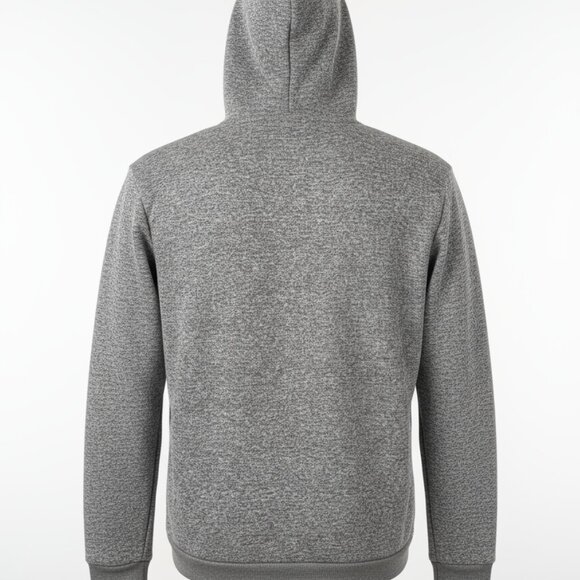 Jurassic Park Drawstring Hoodie Heather Gray ZipUp Graphic Logo Sweater Men's XL - Picture 2 of 5